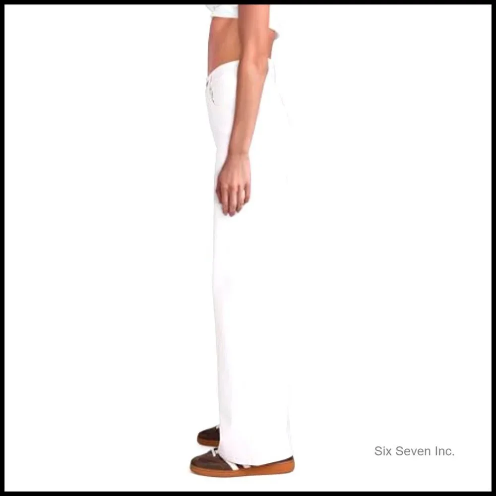 High Rise Loose Straight Jeans Wide Leg Pants Y2K Chic Minimal Style